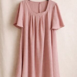 Pink Flowy Dress